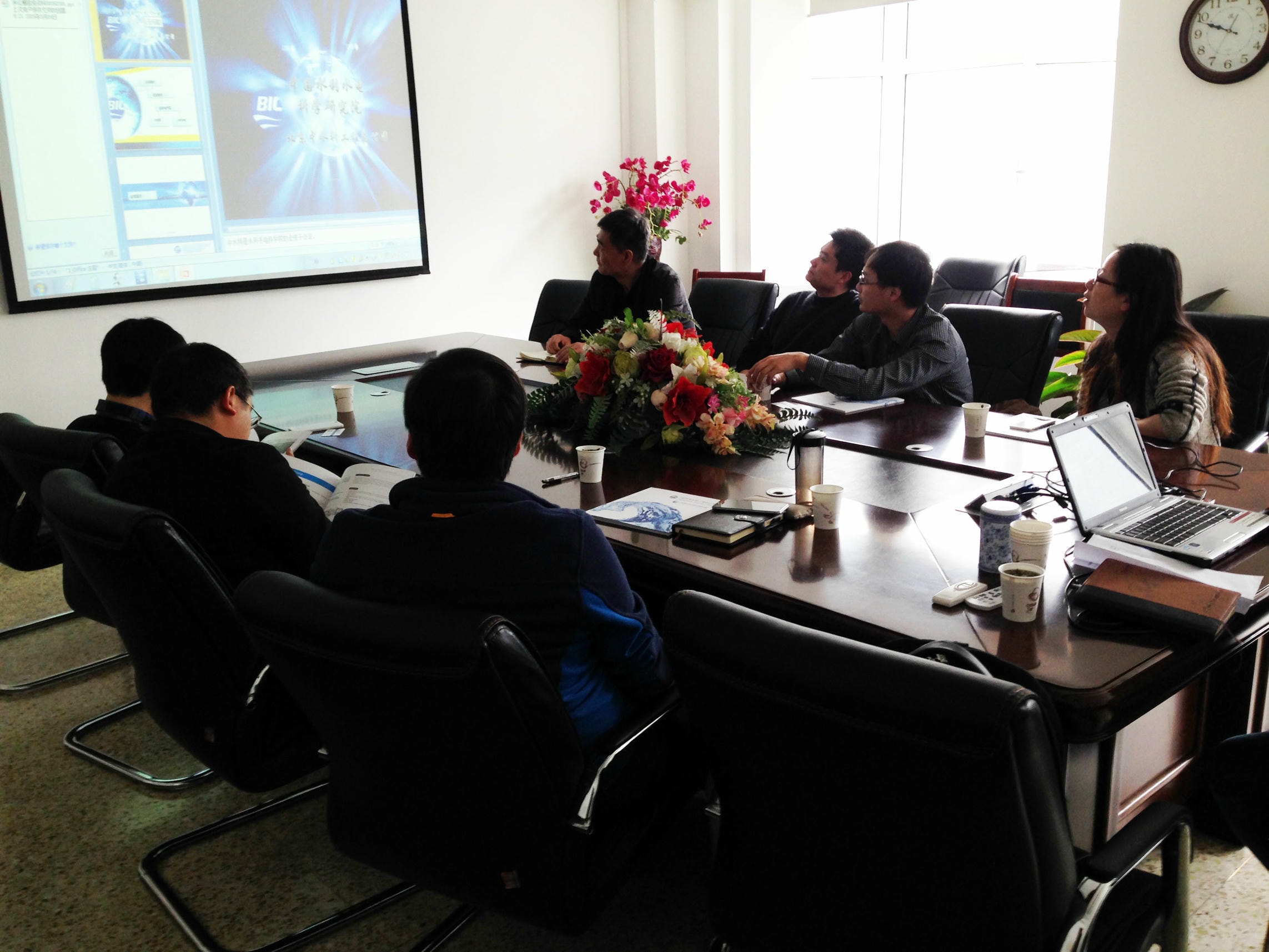 貴州環(huán)保廳，貴陽環(huán)保局領(lǐng)導(dǎo)來北京中水科進(jìn)行考察